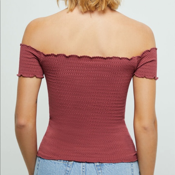 Free People Moulin Ruched Cami Top in Marsala - Picture 4 of 5